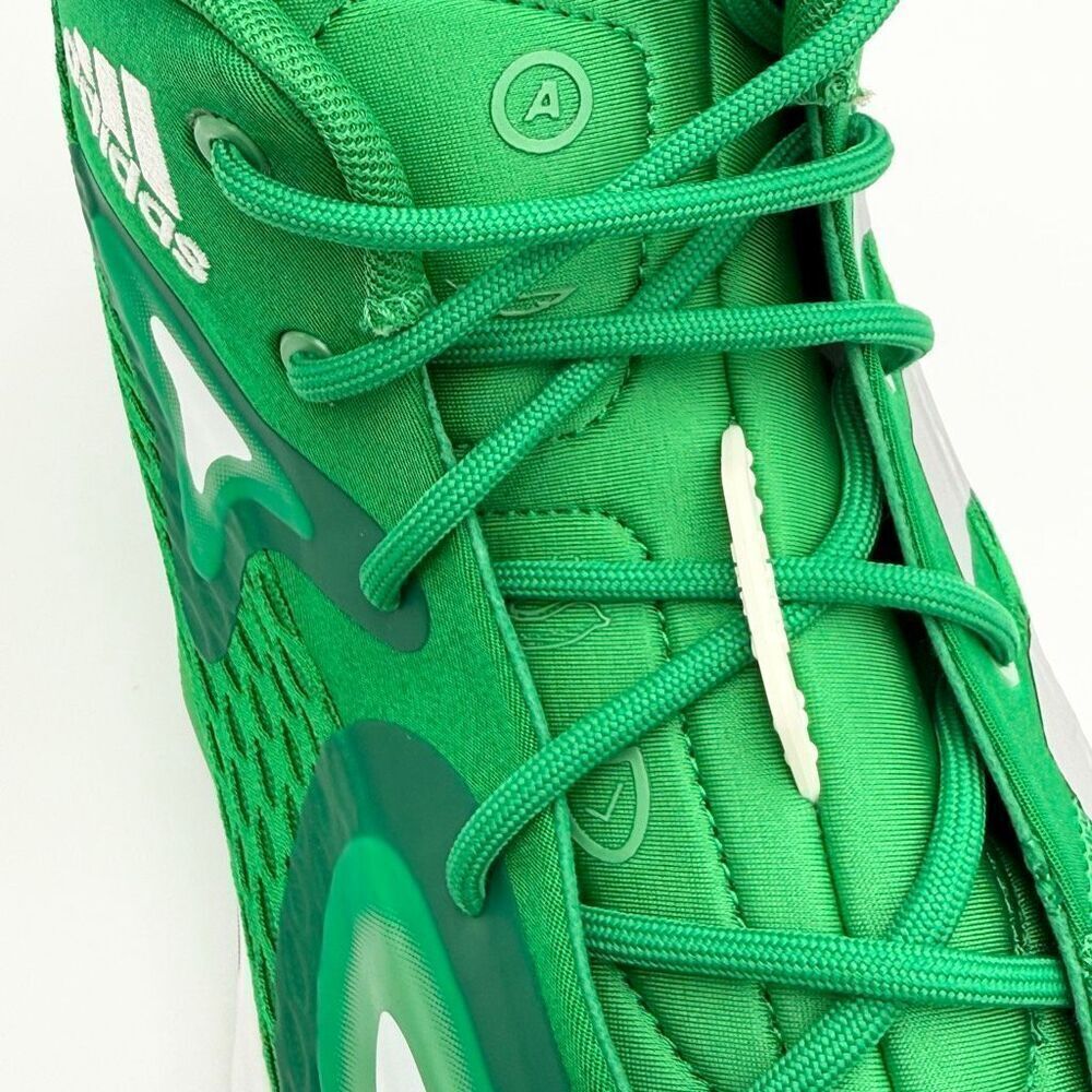Adidas SM Exhibit A Mid Basketball Sneakers in Green White Lace Up - US Men’s Si - Picture 16 of 16
